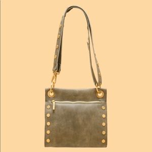 Hammitt Tony MED Brushed Gold Crossbody Bag